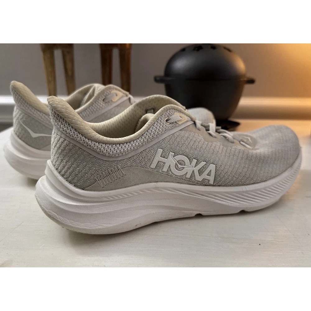 Hoka Solimar Womens US 9.5‎ B Nimbus Cloud Shortbread Athletic Sneakers Lace-Up - Picture 5 of 16